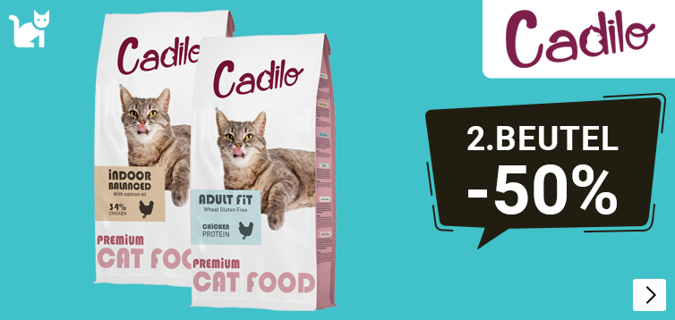 CADILO DROOGVOER 2e zak 50% korting CAT
